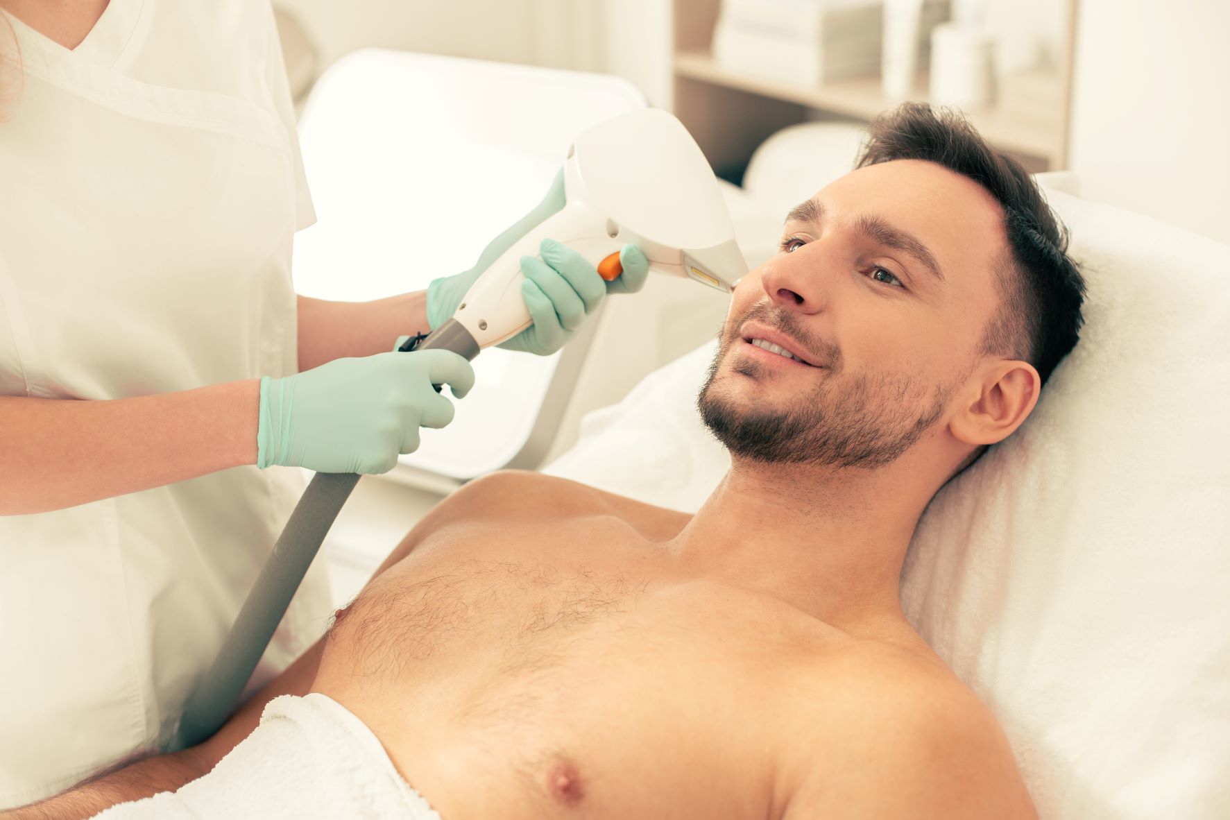 Depilação a laser para homens